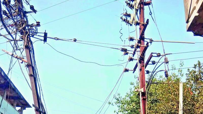 Telangana man climbs electric pole after police calls him for investigation