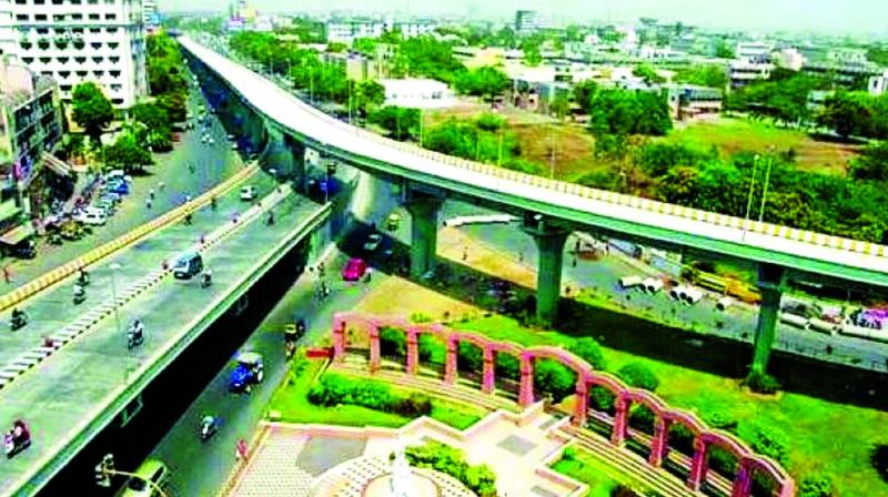 Rs 24,000 crore is the outlay accorded to the Strategic Road Development Plan (SRDP) which is aimed at providing a comprehensive solution to traffic problems.