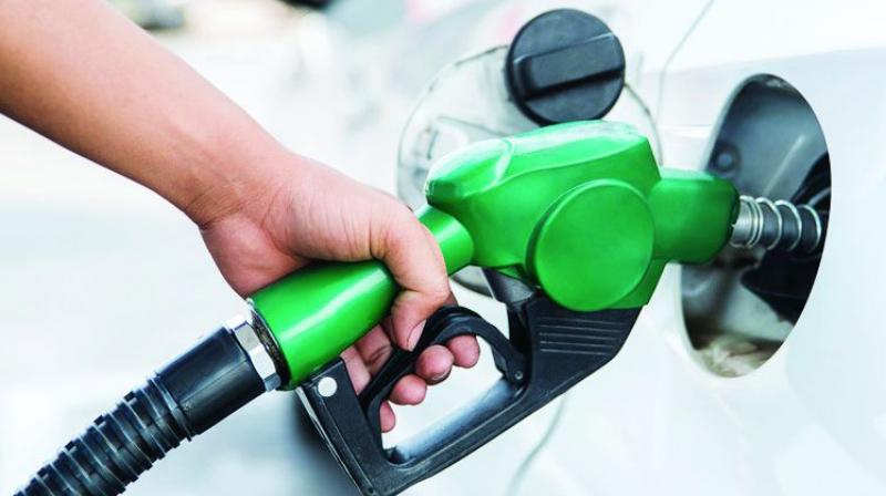Petrol costs Rs 5 less per litre there than it does in Telangana.