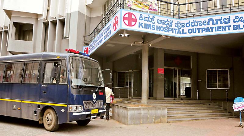 The image of the closed OPD wing at KIMS Hospital in Bengaluru on Saturday, before the strike was called off  ( Image: KPN )