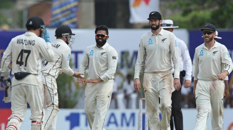 Ajaz Patel takes five wickets as Sri Lanka reach 227 for seven