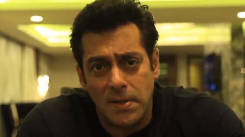 Salman Khan in a promotional video of Hichki.