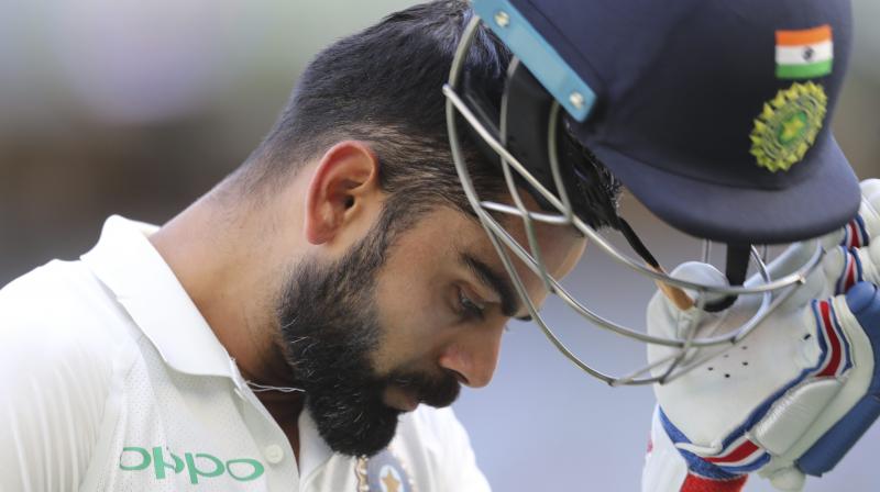 Kohli has been on the receiving end of the Australian fans in all the three Tests and Ponting and Australian batsman Travis Head had expressed their disappointment. (Photo: AP)