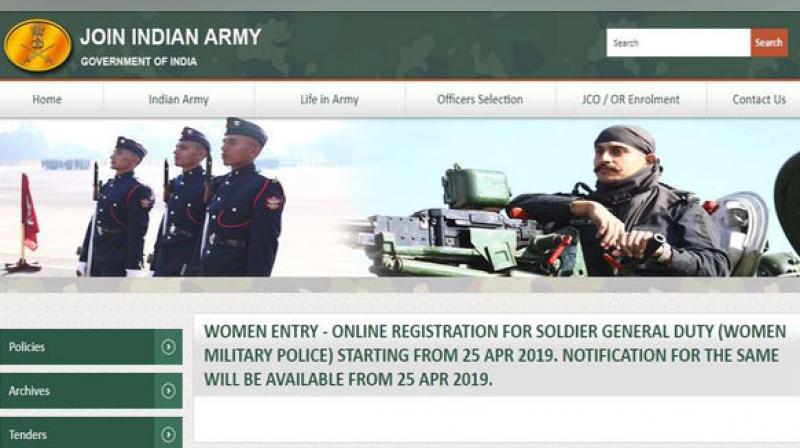 Women to don the role of soldiers; Army starts recruitment