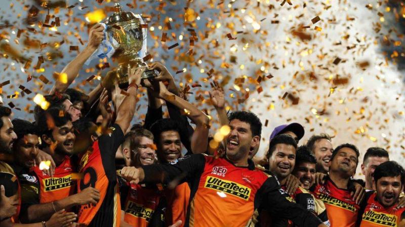 Sunrisers Hyderabad will defend their title as Indian Premier League season 10 kicks off on April 5, 2017. (Photo: BCCI)