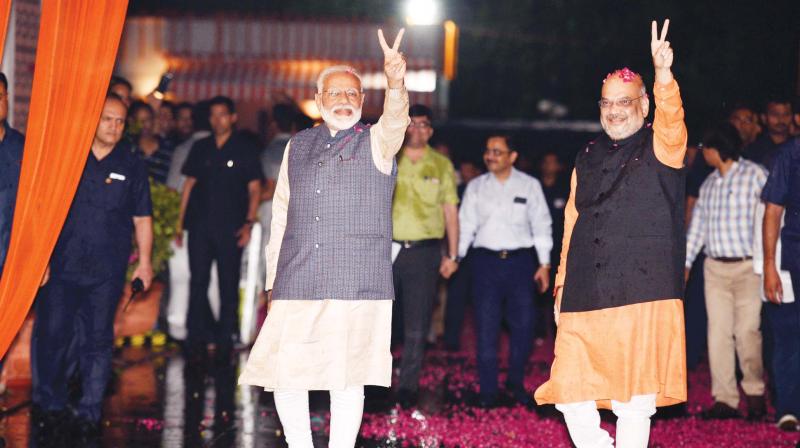Modi, Amit Shah to consult RSS chief on Cabinet formation