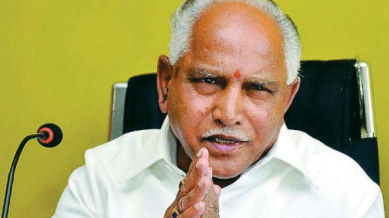 Kumaraswamy doing political drama amid water crisis, says Yeddyurappa