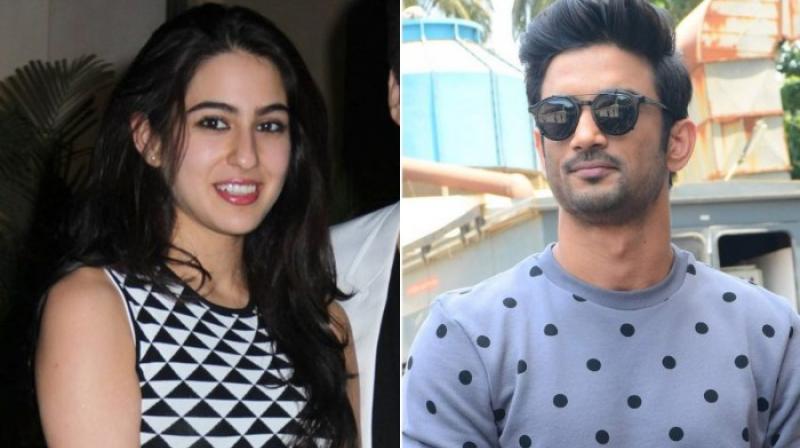 Sara Ali Khan and Sushant Singh Rajput.