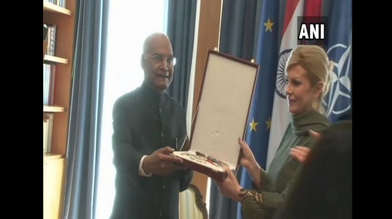 President Kovind receives Croatia\s highest civilian order