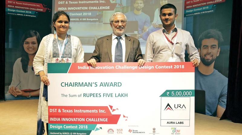 SRMIST students win award for  inkless printing technology prototype