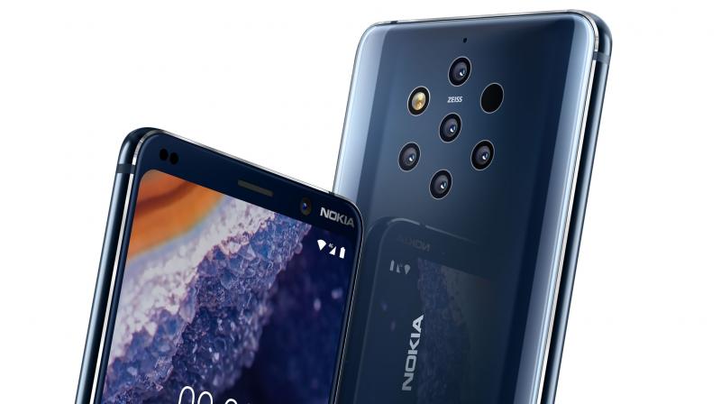The Nokia 9 PureView heads a range of smartphones announced by HMD on Sunday, including an entry-level and two mid-level handsets, all designed to work with Googles Android One, which guarantees two years of operating system upgrades.