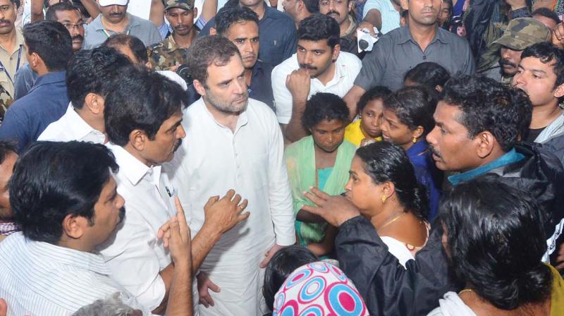 Rahul Gandhi visits tragedy-hit Kavalappara