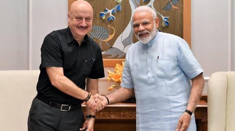 Anupam Kher meets Modi, says his inspirational words are great source of energy