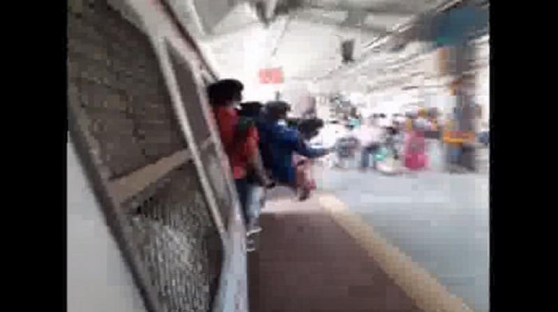 Mumbai minor boys perform stunts on local train, 2 nabbed