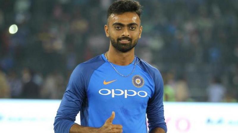 Jaydev Unadkat said he was surprised at the price tag, which will earn him more than $100,000 per game when IPL starts next month.(Photo: BCCI)