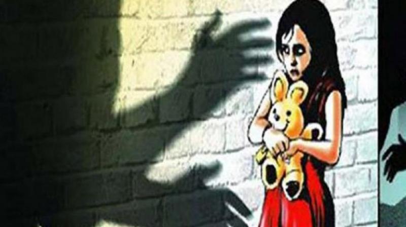 According to Vikarabad police, the five-year-old victim and the 20-year-old accused M. Nagesh were neighbours living in adjacent houses at Regondi village under Peddemul police station limits. (Representational image)