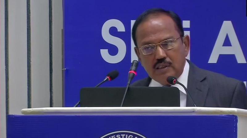 Doval, who was addressing a meeting of the chiefs of the Anti Terrorism Squads (ATS), said the biggest pressure on Pakistan comes from the functionaries of the FATF. (Photo: ANI | Twitter)
