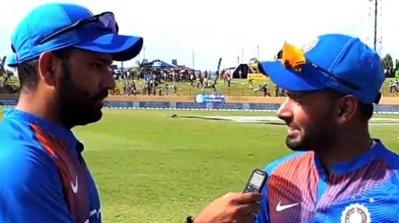 BCCI posts video of Rohit and Pant, Chahal makes a cheeky tweet; see tweet and video