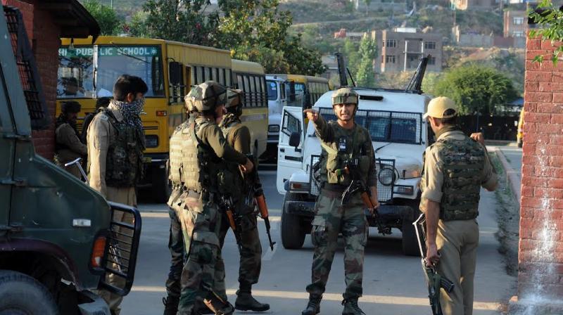 A Central Reserve Police Force (CRPF) man was killed and two others injured on Saturday after militants attacked their vehicle in Pantha Chowk area of Srinagar (Photo: DC/ H U Naqash)