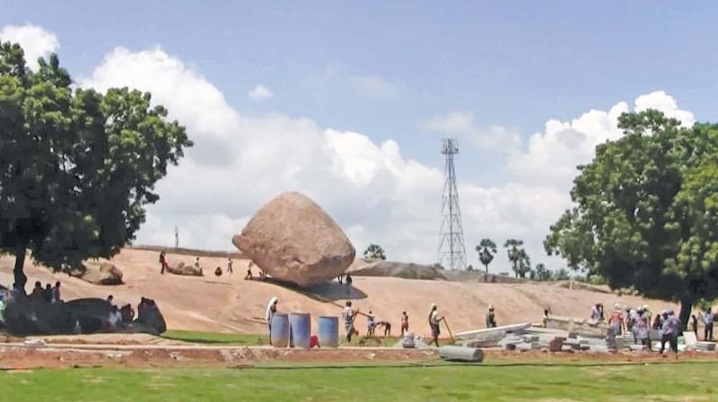 Mobile towers near Krishnaâ€™s butterball getting relocated