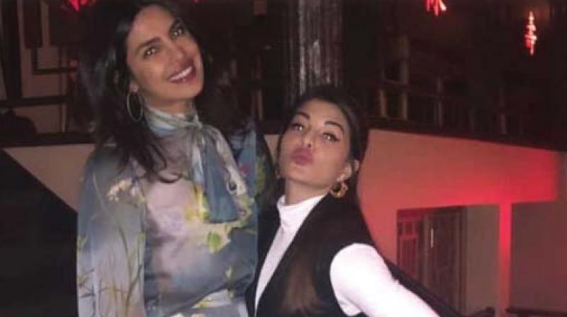 Jacqueline, Priyanka Chopra chill in New York