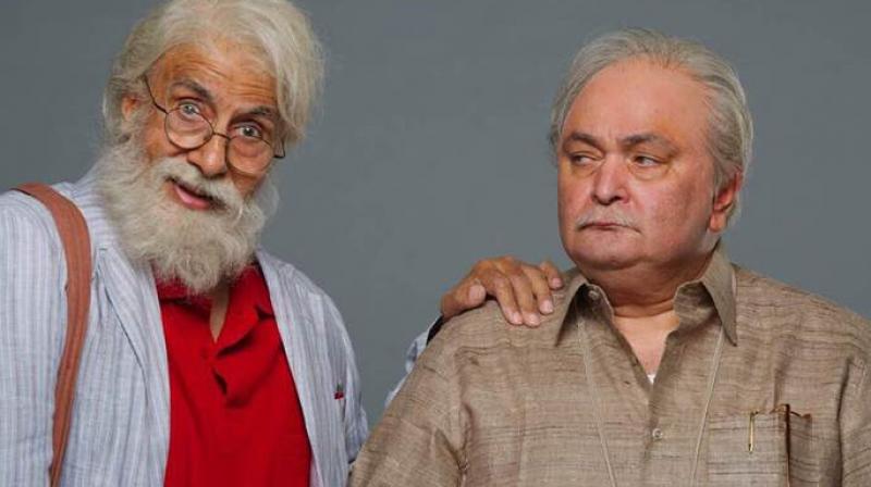 Amitabh Bachchan and Rishi Kapoor in 102 Not Out.