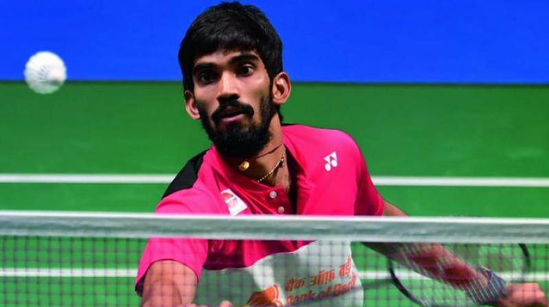 In the other mens singles encounter, Srikanth faced defeat at the hands of Thailands Kantaphon Wangcharoen in the two straight games 21-14, 21-13. (Photo: AFP)