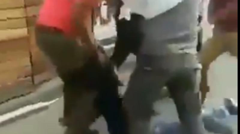 Video: 25-yr-old Noida woman kicked, pulled by hair by employer over salary dispute