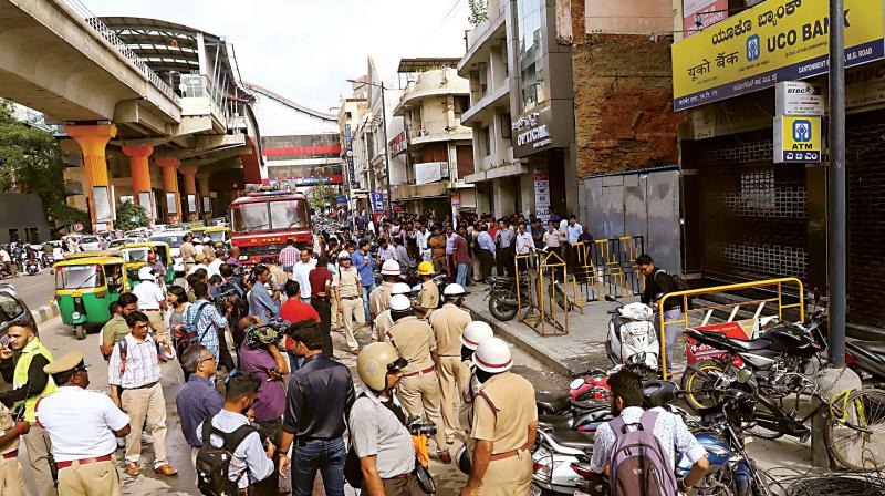 Bengaluru: Major fire at UCO Bank bldg on MG Road, no casualties