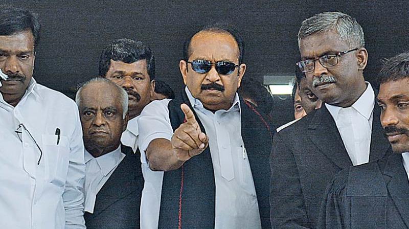 Chennai: MDMK chief Vaiko convicted in sedition case