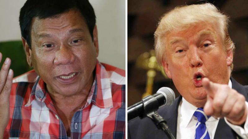 After Trump won, Duterte said that Trump has a shared trait, and that some military exercises would be back on, reports the CNN. (Photo: AP)