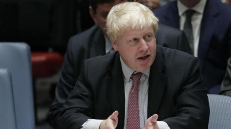 British foreign minister Boris Johnson. (Photo: AP)