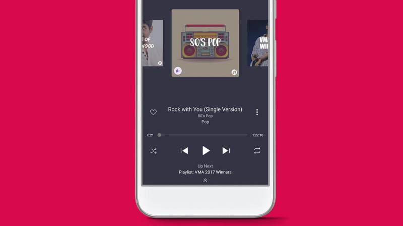 The app uses machine learning to offer users content suggestions based on their preferences and usage, just like any other music streaming service.