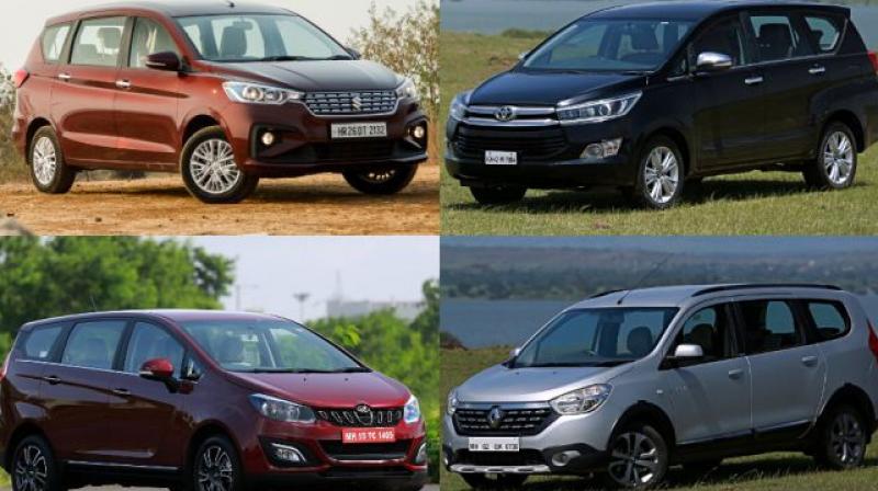 The MPV space is not the most popular in the country in terms of volume as there are just 4 options to choose from.