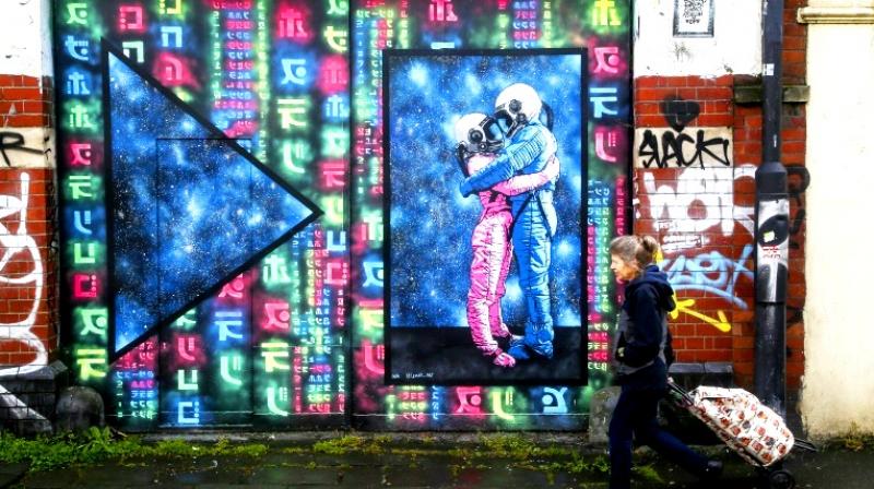 Mysterious street artist Banksy and his home city Bristol