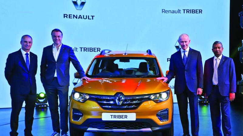 Renault unveils Triber with no diesel option