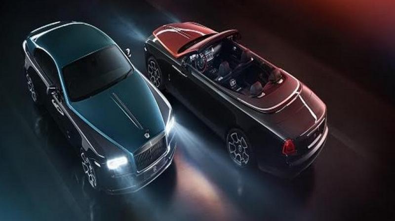 The Bespoke Collective of the House of Rolls-Royce has conceived a darker iteration of Black Badge Wraith and Dawn, presented in a limited collection, named Adamas. (Photo: ANI)