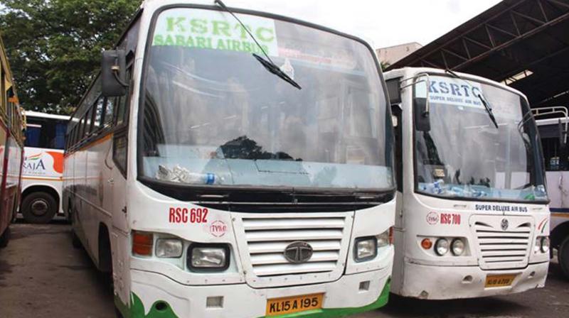 Adding to their woes, the transport department has taken five Scania luxury buses of KSRTC on the long routes into custody for not remitting taxes in time.