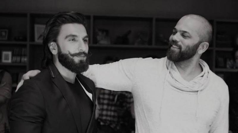 Rohit Shetty snapped with Ranveer Singh.