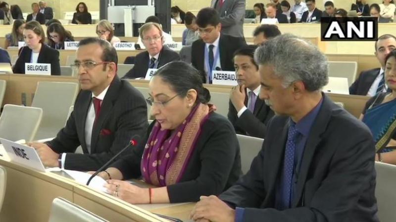 India slams Pakistan at UNHRC over Kashmir