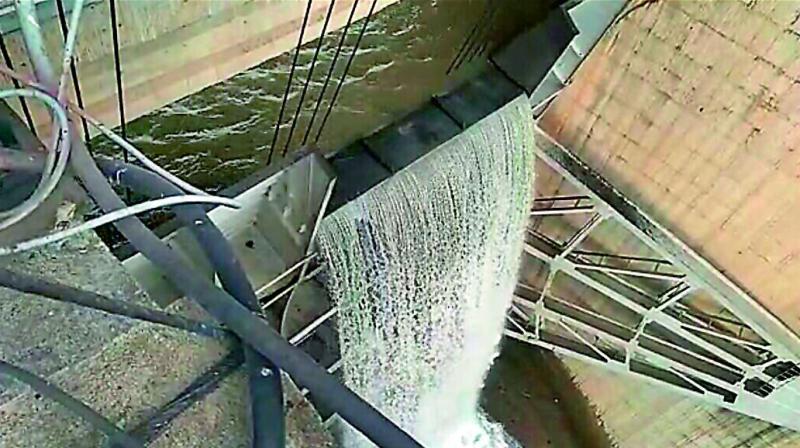 Kurnool: Srisailam dam overflows