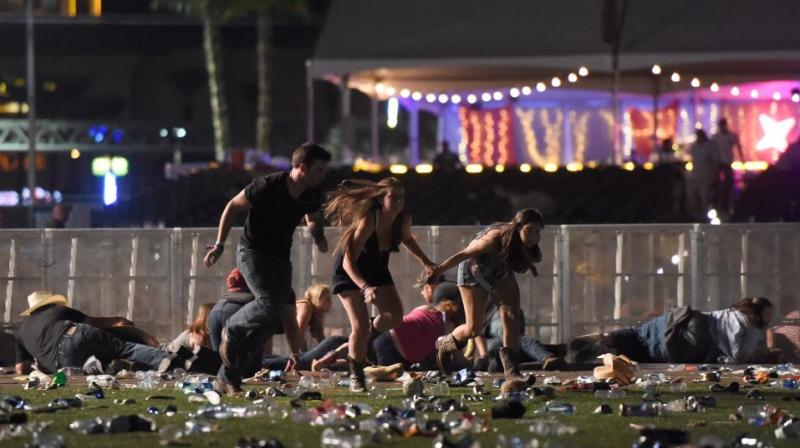 At least 59 people were killed and more than 500 wounded in Las Vegas shooting in US (Photo: AP)