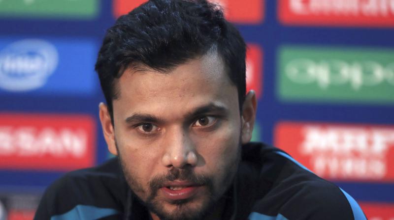 ICC CWC\19: \Will play according to our plan against India\, says Mashrafe Mortaza