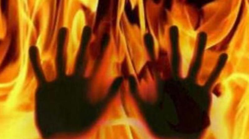 Police arrested a 78-year-old man for allegedly killed his 70-year-old wife by pouring kerosene and setting and their 30-year-old daughter on fire at Muttuvancherri village near Ariyalur on Thursday night.