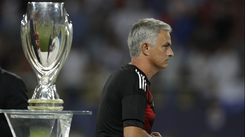 Mourinho, who gave away his runners-up medal to a young fan, sought solace in the fact that the Old Trafford club will not need to come up against Madrid in the Premier League. (Photo:AP)