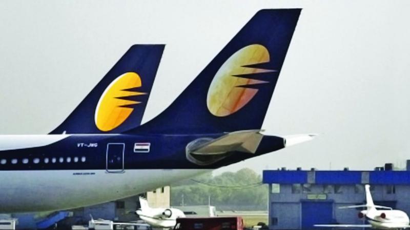 Jet airways suspends operations of 13 int\l routes over rentals non-payment