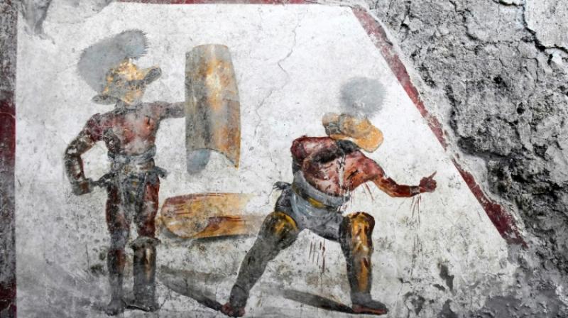 Treasures of a ruined city discovered at Pompeii