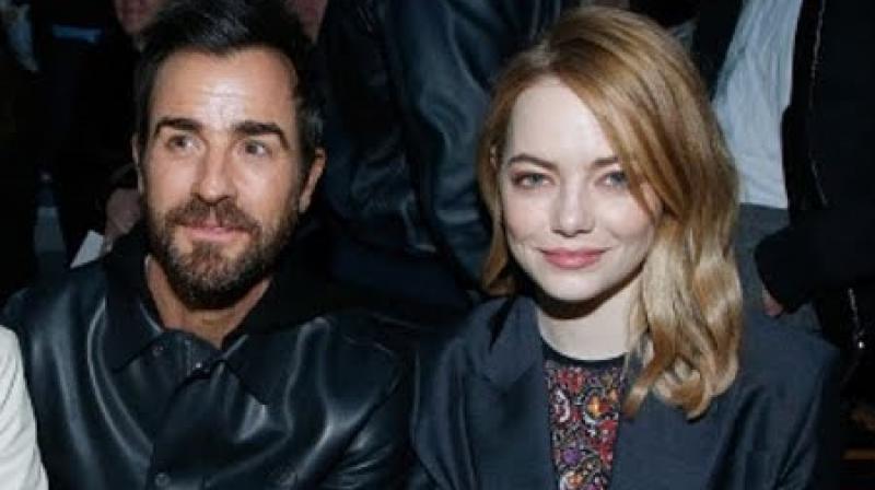 Justin Theroux and Emma Stone.