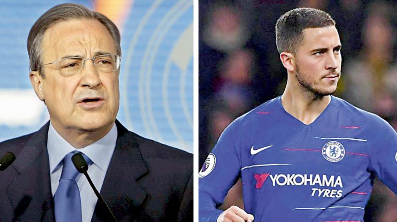 Real Madrid President desperate to lure Hazard away from Chelsea