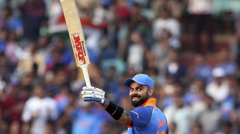 Kohli also surpassed Tendulkar as the highest scoring Indian against West Indies in ODIs, going past his 1573 run mark. (Photo: AP)